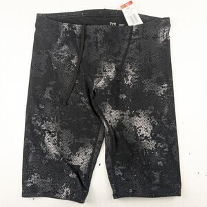 TYR Men's Durafast Elite Swim Jammers - ISON Titanium - 32 (M)